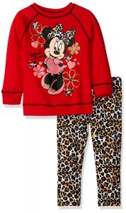 Disney Little Girls' Minnie Mouse Tunic and Legging Set