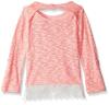 Kensie Girls' Sweater with Lace Trim Hem and Legging