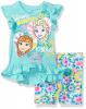 Disney Little Girls' Frozen Bike Short Set