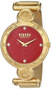 Versus by Versace Women's Sunnyridge Quartz Stainless Steel Casual Watch, Color:Gold-Toned (Model: SOL110016)