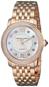 Frederique Constant Women's FC303WHF2PD4B3 Rose Gold-Tone Stainless Steel Watch with Link Bracelet