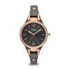Fossil Women's ES3077 Georgia Rose Gold-Tone Stainless Steel Watch