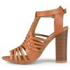 Journee Collection Womens Strappy High Heeled Sandals