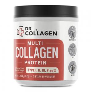 Dr. Collagen Multi-Collagen Protein - High-Quality Blend of Bovine, Chicken, Fish, and Egg Collagens, Providing Collagen Types I, II, III, V and X - Formerly Axe Naturals Collagen
