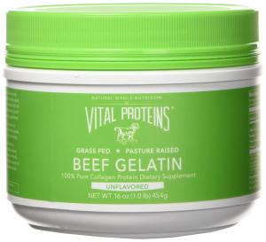 Vital Proteins Collagen Protein, Pasture-Raised, Grass-Fed, Non-GMO, Beef Gelatin (16 oz)