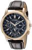 Citizen Eco-Drive Men's BU2023-04E Calendrier Gold-Tone Watch with Leather Band