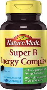Nature Made Super B Complex Full Strength Softgel, 60 Count (Packaging may vary)