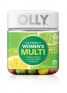 OLLY Perfect Women's Multi-Vitamin Gummy Supplements, Sassy Citrus, 90 Count