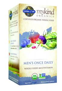 Garden of Life Organic Multivitamin Supplement for Men - mykind Men's Once Daily Whole Food Vitamin, Vegan, 60 Tablets