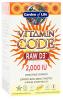 Garden of Life Raw D3 Supplement - Vitamin Code Whole Food Vitamin D3 2000 IU, Dairy and Gluten Free, Vegetarian, 60 Capsules