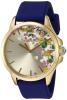 Juicy Couture Women's 'Jetsetter' Quartz Gold-Tone and Silicone Automatic Watch, Color:Purple (Model: 1901483)