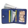 BIG SALE-AINIMOER Women's RFID Blocking Leather Small Compact Bi-fold Zipper Pocket Wallet Card Case Purse