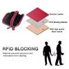 RFID Wallets for Women, Binwen Genuine Leather by Zip Around Wallets Credit Card Safe Holder Money Organizer clutch wallet for Ladies