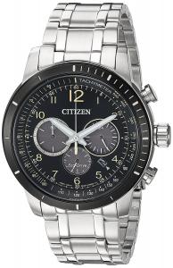 Citizen Men's 'Chronograph' Quartz Stainless Steel Casual Watch, Color:Silver-Toned (Model: CA4358-58E)