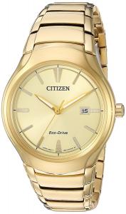 Citizen Men's 'Dress' Quartz Stainless Steel Casual Watch, Color:Gold-Toned (Model: AW1552-54P)