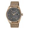 Citizen BM6983-51H Men's Stainless Steel Rose Gold Mesh Bracelet Band Grey Dial Smart Watch
