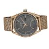 Citizen BM6983-51H Men's Stainless Steel Rose Gold Mesh Bracelet Band Grey Dial Smart Watch