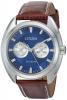 Citizen Men's 'Dress' Quartz Stainless Steel and Leather Casual Watch, Color:Brown (Model: BU4010-05L)