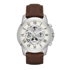 Fossil Men's ME3027 Grant Automatic Watch With Brown Leather Band