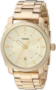 Fossil Men's FS5264 Machine Three-Hand Date Gold-Tone Stainless Steel Watch