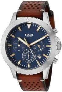 Fossil Men's CH3077 Crewmaster Sport Chronograph Luggage Leather Watch