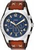 Fossil Men's CH3081 Oakman Chronograph Luggage Leather Watch