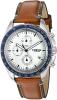 Fossil Men's CH3029 Sport 54 Chronograph Brown Leather Watch