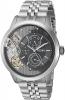 Fossil Men's ' Mechanical Hand Wind Stainless Steel Casual Watch, Color:Silver-Toned (Model: ME1135)