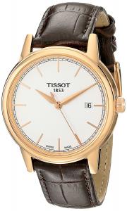 Tissot Men's T0854103601100 Carson Analog Display Swiss Quartz Brown Watch