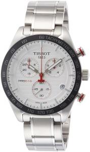 Tissot PRS 516 Quartz Chronograph T100.417.11.031.00 Silver/Silver Stainless Steel Analog Quartz