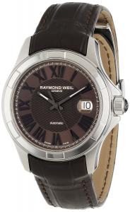 Raymond Weil Men's 2970-STC-00718 Parsifal Automatic Steel case and Leather strap Watch