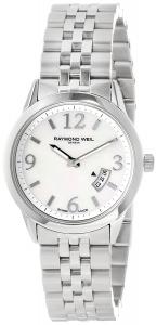 Raymond Weil Women's 5670-ST-05907 "Freelancer" Stainless Steel Watch h