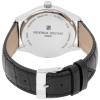 Frederique Constant Mens Classic Silver Dial Leather Band Watch FC260WR5B6