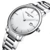 Frederique Constant Men's FC306S4S6B3 Slim Line Analog Display Swiss Automatic Silver Watch
