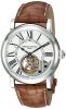 Frederique Constant Men's 'Heart Beat Manufacture' Automatic Stainless Steel and Leather Casual Watch, Color:Brown (Model: FC-930MS4H6)