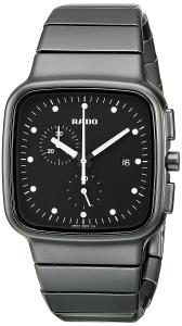 Rado Men's R28886182 R5.5 Analog Display Swiss Quartz Black Watch