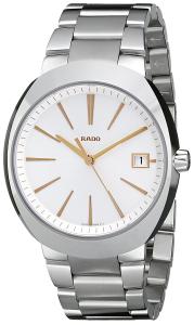 Rado Men's R15943123 D Star XL Analog Display Swiss Quartz Silver Watch