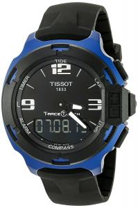 Tissot Men's T0814209705700 T-Race Touch Black and Blue Analog-Digital Watch