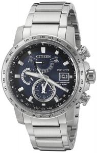 Citizen Men's Eco-Drive Stainless Steel World Time A-T Watch