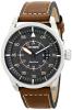 Citizen Eco-Drive Men's Stainless Steel Watch with Brown Leather Strap