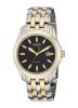 Citizen Men's Eco-Drive Stainless Steel Two-Tone Watch with Black Dial