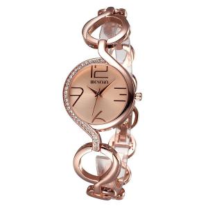 AIMES Luxury Ladies Gold Quartz Wristwatches Women Famous Brand Rhinestone Watches rose gold