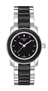 Tissot Women's T0642102205100 Cera Black Dial Ceramic Watch
