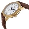 Frederique Constant Classic Automatic Silver Dial Brown Leather Mens Watch FC-303IC4P5
