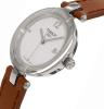 Tissot Trend Pinky Silver Dial Light Brown Leather Ladies Watch T0842101601704