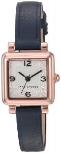Marc Jacobs Women's 'Vic' Quartz Stainless Steel and Leather Casual Watch, Color:Blue (Model: MJ1546)