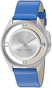 Marc Jacobs Women's Tether Blue Leather Watch - MJ1458