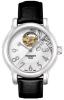 Tissot T Classic Automatic White Dial Black Leather Ladies Watch T0502071603200