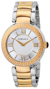 Versace Women's VNC050014 Leda Gold Ion-Plated and Stainless Steel Watch