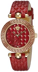Versace Women's VQM030015 Vanitas Micro Analog Display Swiss Quartz Red Watch